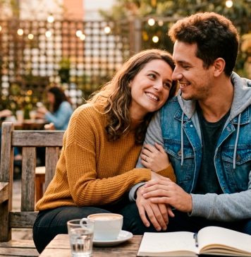 Como Namorar seu Melhor Amigo(a)? O Guia para uma Transição de Sucesso Dois amigos rindo juntos, sentados próximos, indicando uma conexão especial além da amizade